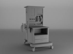 Anestesia Machine Modelo 3D