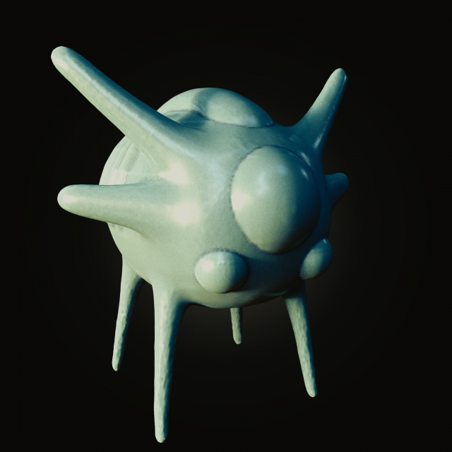 Namek Spaceship 3D 프린트 모델 .c4d .max .obj .3ds .fbx .stl .blend 