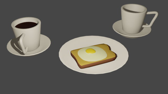 Breakfast 3D 모델 .c4d .max .obj .3ds .fbx .stl .blend