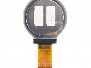 118 128 x 128 Round Monochrome Graphic OLED - MCUSPII2C Modelo 3D