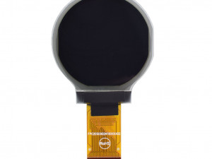 118 128 x 128 Round Monochrome Graphic OLED - MCUSPII2C Modelo 3D