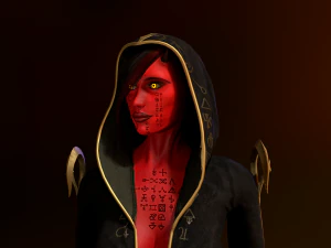 Succube avec une faux Modèle 3D