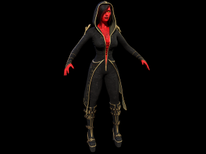 Succub with scythe Modello 3D