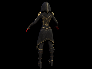Succub with scythe Modello 3D