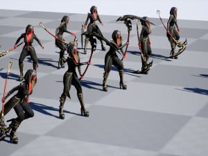 Succub with scythe Modello 3D