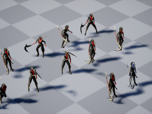 Succub with scythe Modello 3D