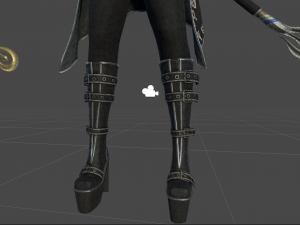 Succub with scythe Modello 3D