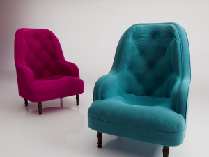Classic armchair 3D Модель
