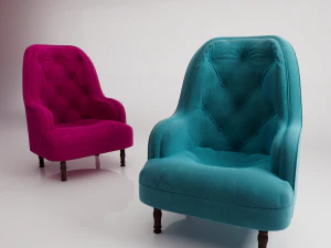 Classic armchair 3D Model