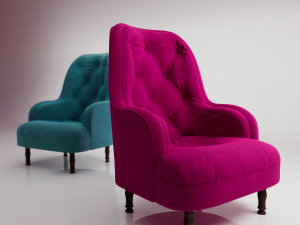 Classic armchair 3D Model