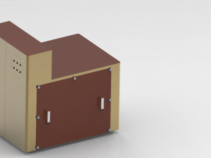 Special purpose machine Buttermilk machine reverse engineering plant modelling drafting 3D मॉडल