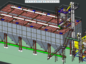 Special purpose machine Buttermilk machine reverse engineering plant modelling drafting 3D मॉडल