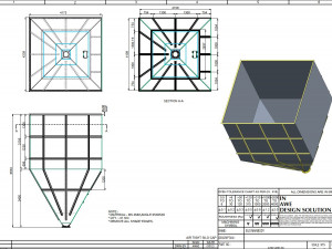 Special purpose machine Buttermilk machine reverse engineering plant modelling drafting 3D मॉडल