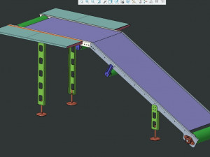 Special purpose machine Buttermilk machine reverse engineering plant modelling drafting 3D मॉडल