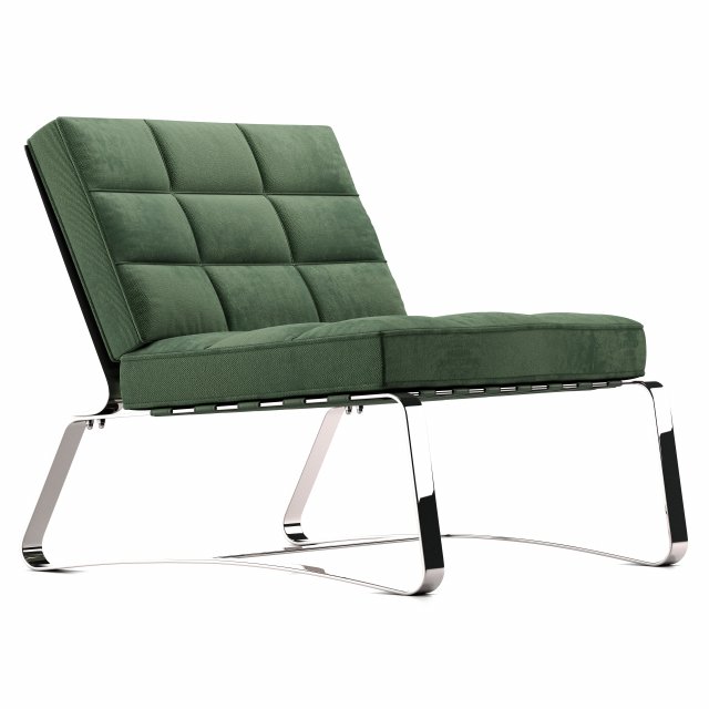 Delaunay Quilt Armchairs 3D Model .c4d .max .obj .3ds .fbx .stl .blend 