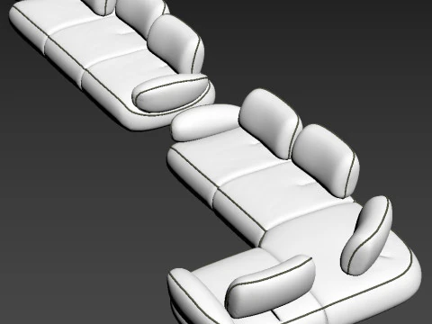 Natuzzi Snail Sofa 3D Model
