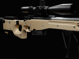 Awm sniper rifle 3D मॉडल