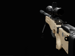 Awm sniper rifle 3D मॉडल