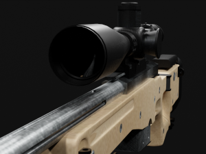 Awm sniper rifle 3D मॉडल