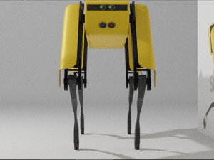 Boston dynamics robot dog Modèle 3D