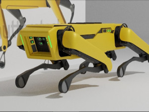 Boston dynamics robot dog Modèle 3D