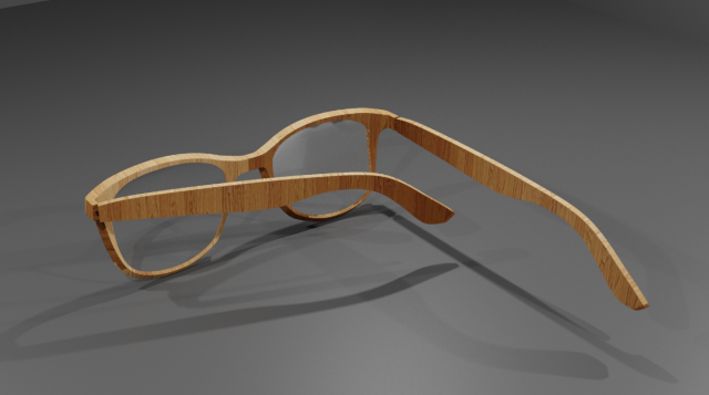Custom glasses Modelo 3D .c4d .max .obj .3ds .fbx .stl .blend 