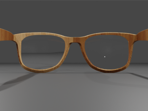 Custom glasses Modelo 3D