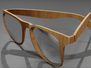 Custom glasses Modelo 3D