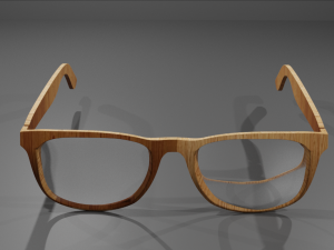 Custom glasses Modelo 3D