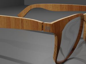 Custom glasses Modelo 3D