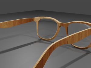 Custom glasses Modelo 3D