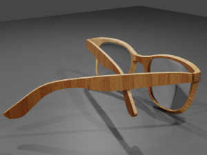 Custom glasses Modelo 3D