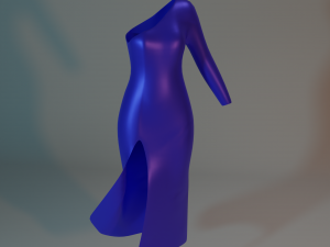 Dress One Shoulder 3Dモデル