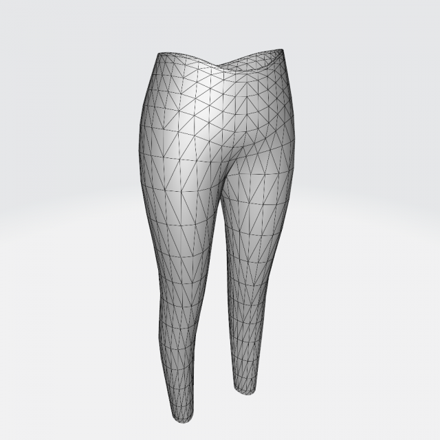 Female trousers Free 3D Model in Clothing 3DExport