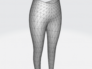 Female trousers 3D 모델