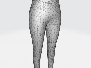 여성 바지 3D 모델