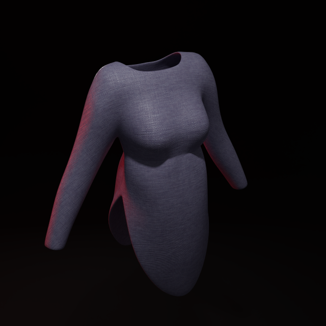 Dress-shirt 3D Model .c4d .max .obj .3ds .fbx .stl .blend