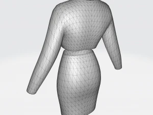 Female Clothes Costume 3D Model
