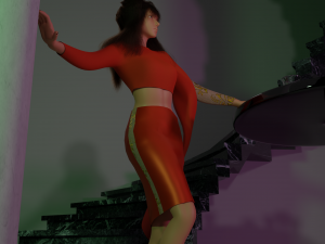 One Long Sleeve Model 3D