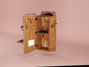 Old telephone asset - Low-poly 3D 模型