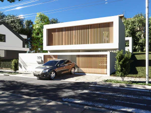 Scena esterna della Casa Nanet Modello 3D