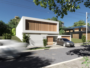 House Nanet exterior scene 3D Модель
