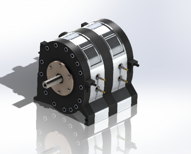 Wankel engine 3D Модель .c4d .max .obj .3ds .fbx .stl .blend