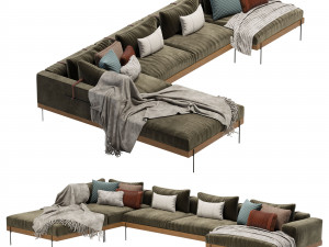RIVERA SOFA SECTIONAL 3D Model