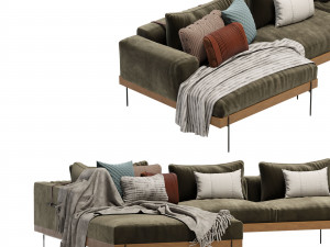 RIVERA SOFA SECTIONAL 3D Model