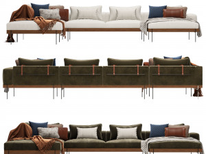 RIVERA SOFA SECTIONAL 3D Model