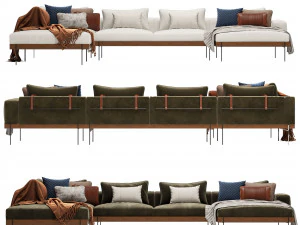 RIVERA SOFA SECTIONAL 3D Model