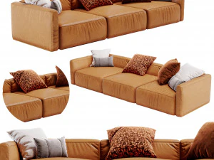 Modern sofa 3D Model