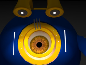 META SC-FI DROID 3D मॉडल