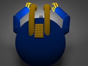 META SC-FI DROID 3D मॉडल